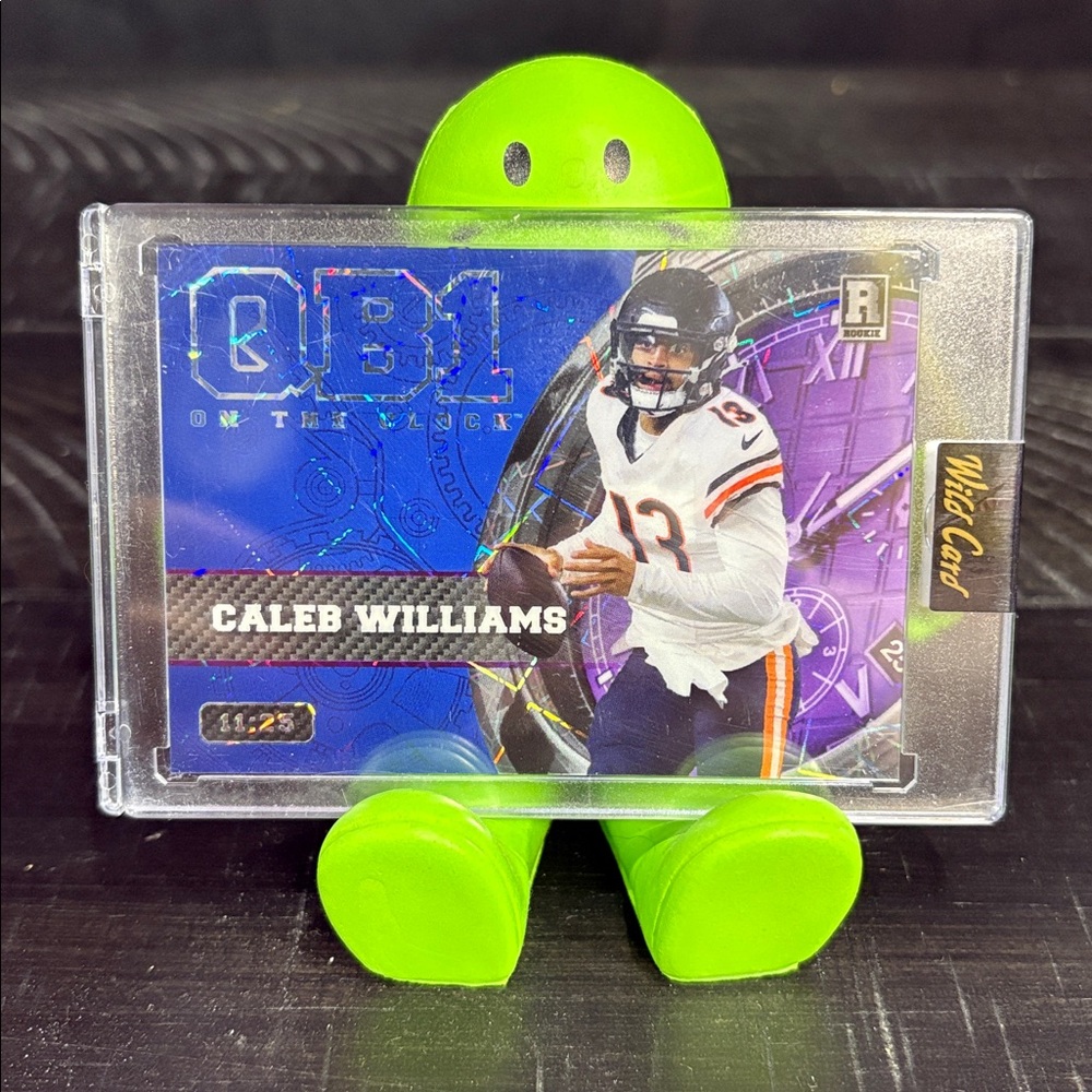 Caleb Williams QB1 On The Clock Rookie Card